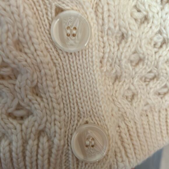 $190 NWT FINDERS KEEPERS Australia Mabel cropped cardigan ivory S - Picture 9 of 11